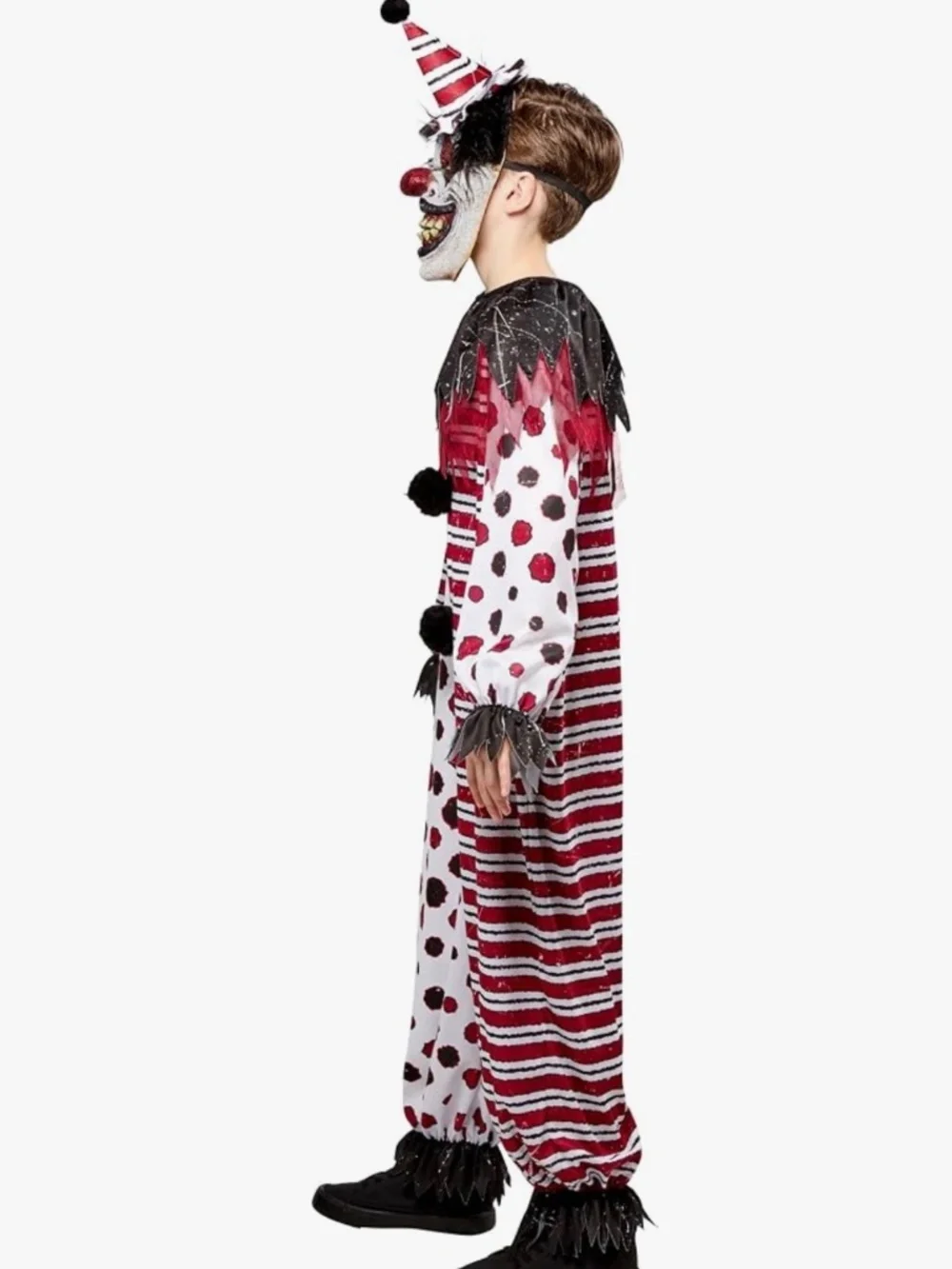Rubies Scary Clown Halloween Costumes for Kids Size Large (10-12) Years